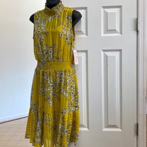 Mustard yellow sun dress